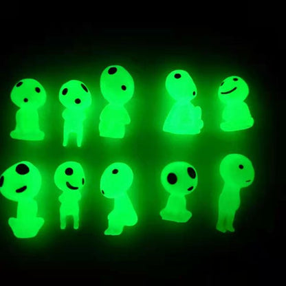 Figuras fluorescentes de jardín (10 piezas)