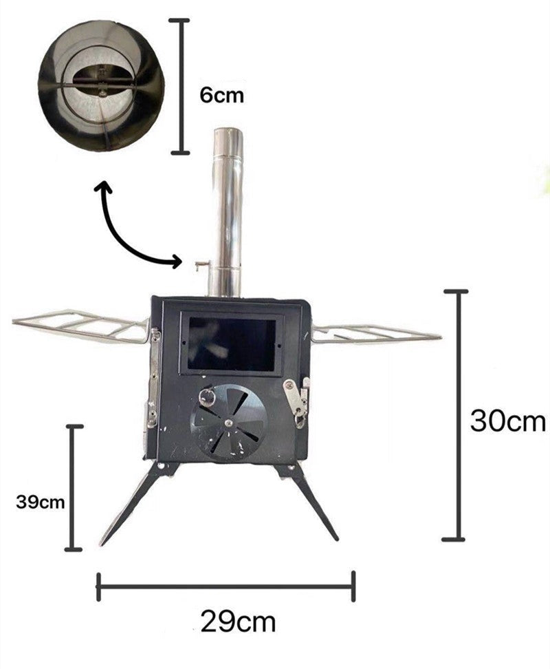 Poêle à bois portable