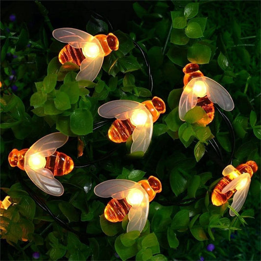 20 abeilles LED à énergie solaire