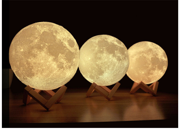 3D moon lamp