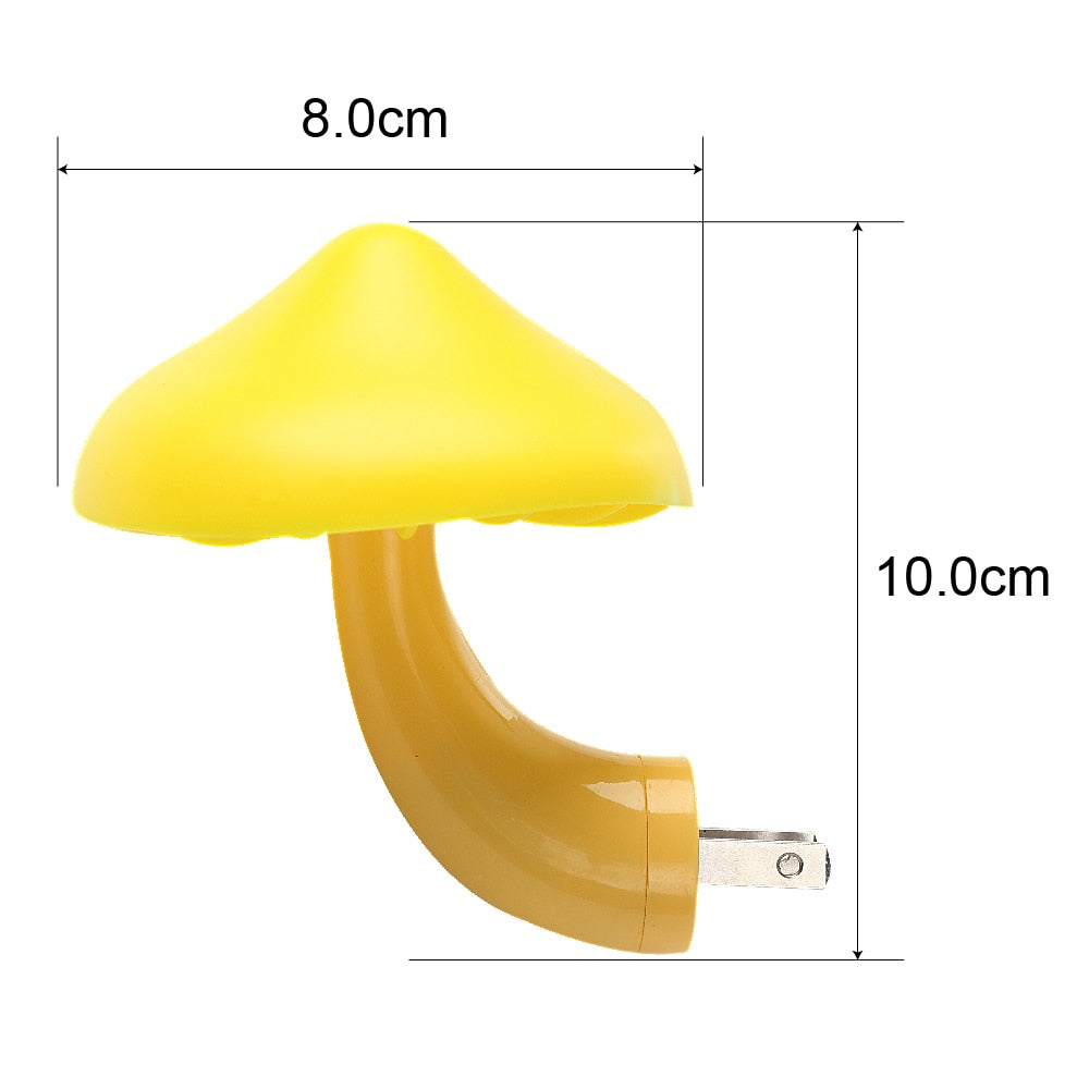 LED mushroom night light