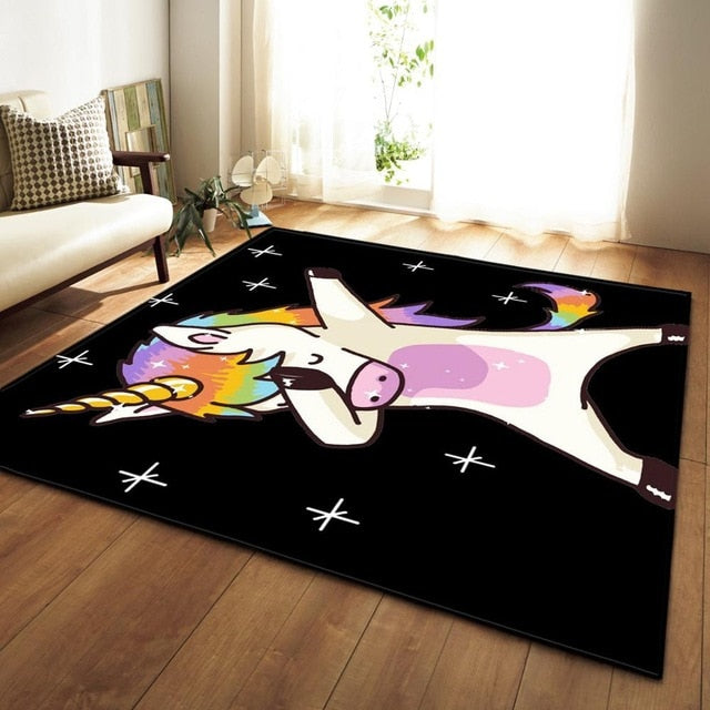 Tapis Chevreuil, licorne, renard, chien...