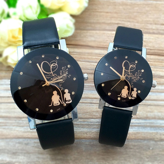 Montre avec amoureux/ homme ou femme