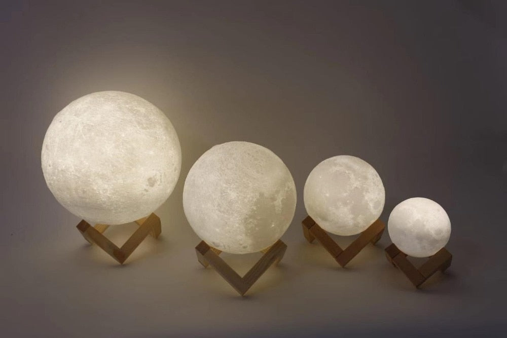 3D moon lamp