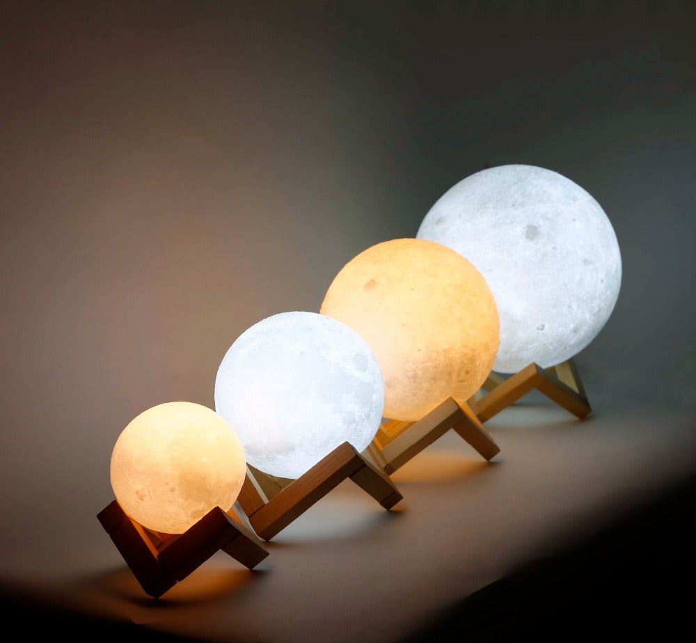 3D moon lamp