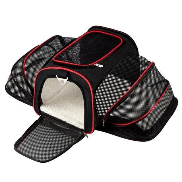 Multi-function pet carrier bag