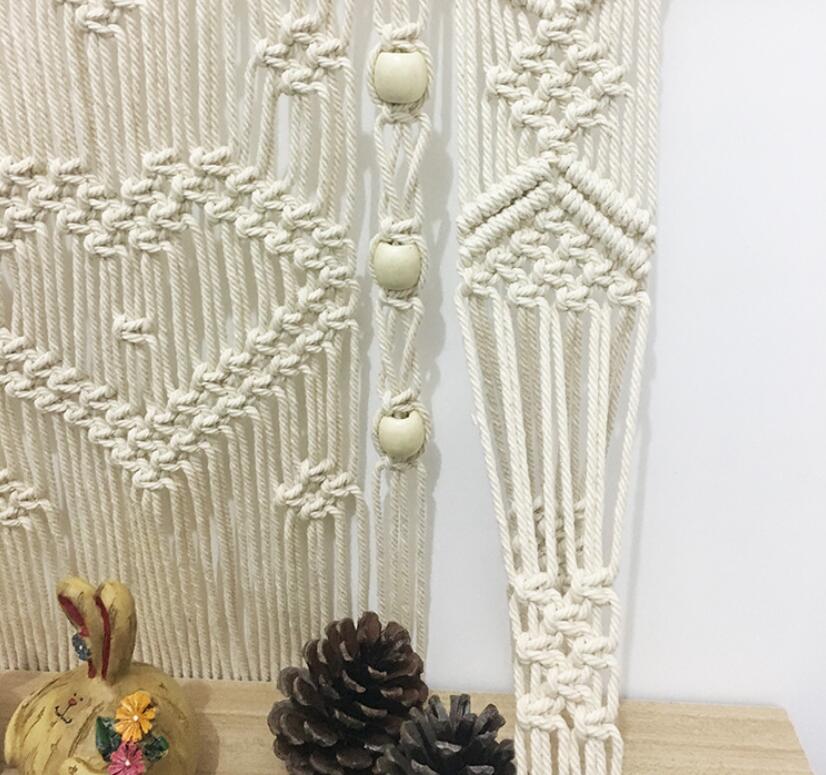 Tablette en macramé