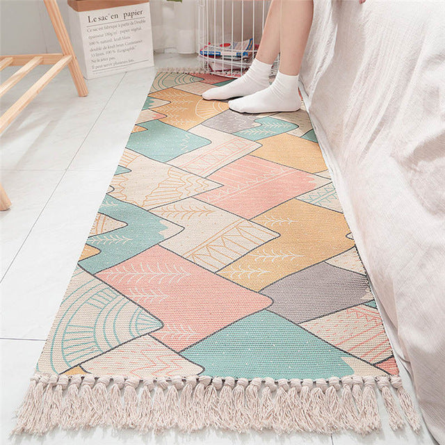 Tapis tissé à la main