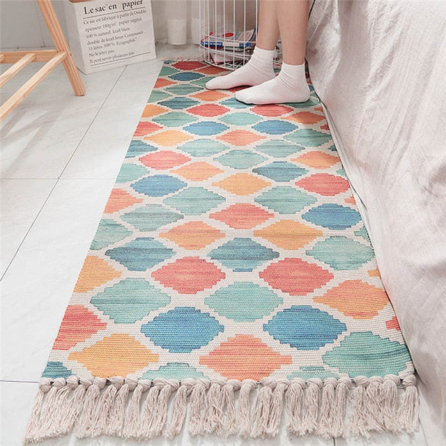 Tapis tissé à la main