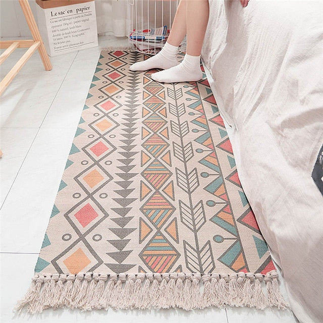 Tapis tissé à la main