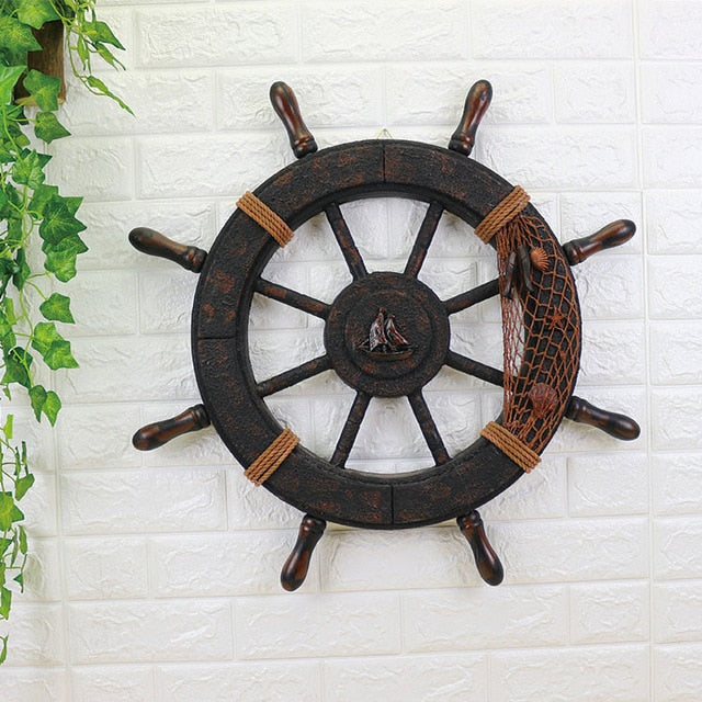 Wooden nautical decoration