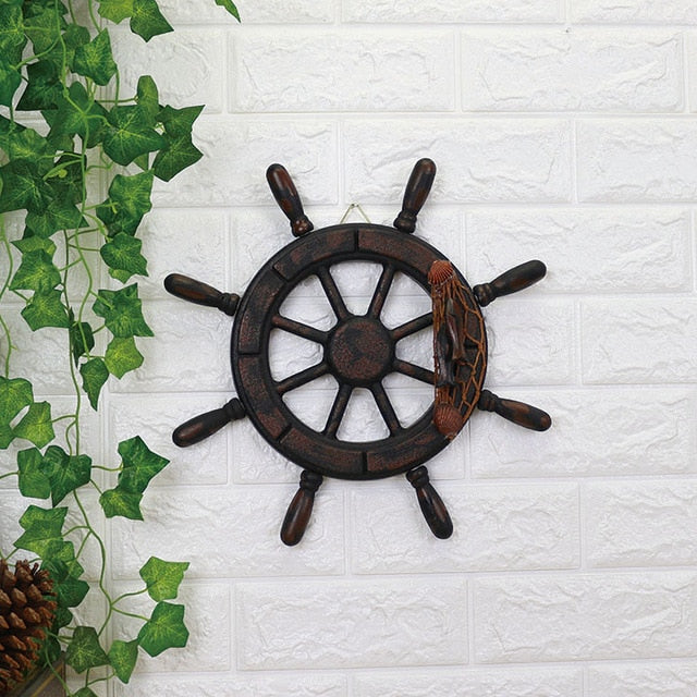 Wooden nautical decoration