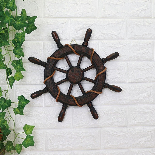 Wooden nautical decoration