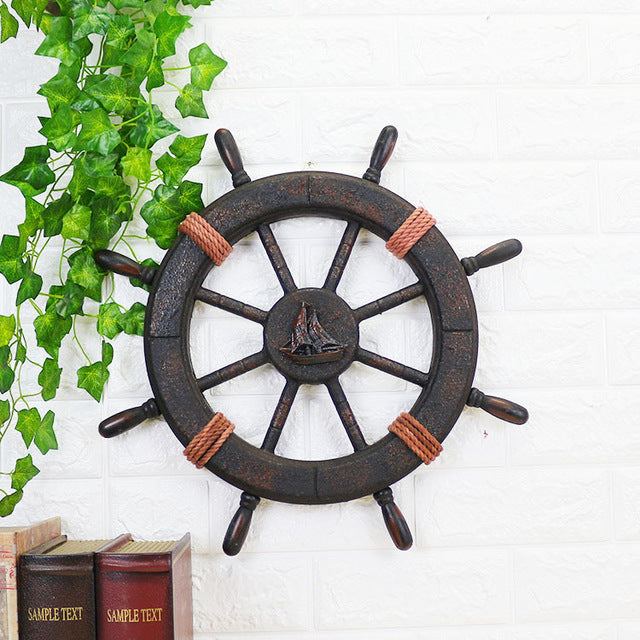 Wooden nautical decoration