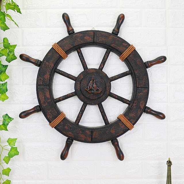 Wooden nautical decoration