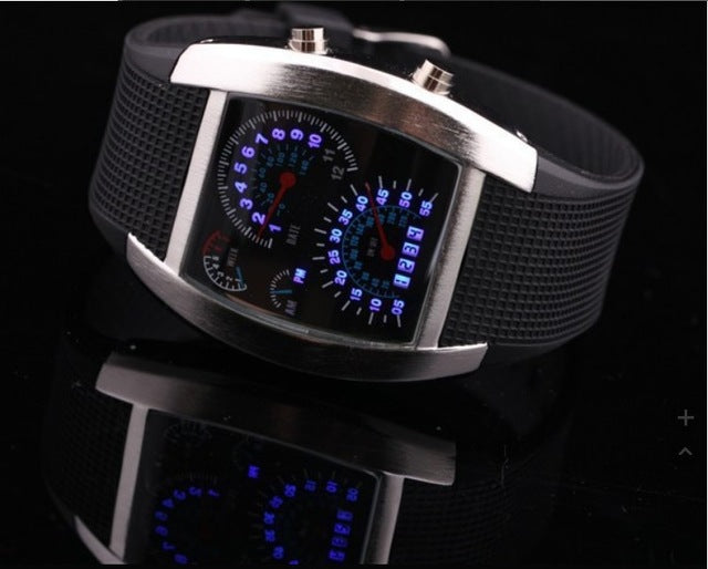 Montre LED digital/ 7 couleurs