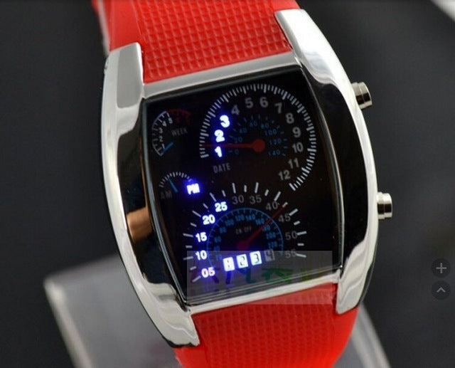 Digital LED watch/ 7 colors