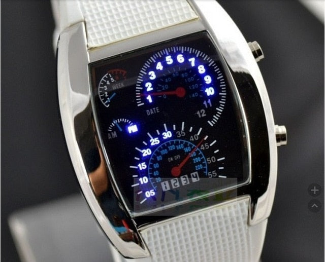 Digital LED watch/ 7 colors