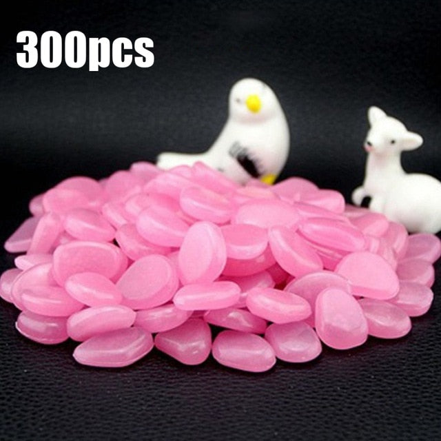 300 cailloux fluorescents / 6 couleurs disponibles