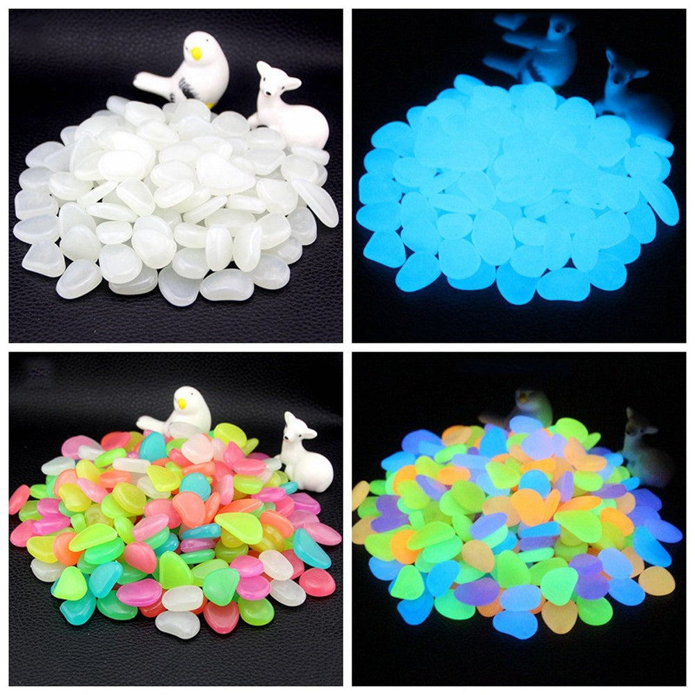 300 cailloux fluorescents / 6 couleurs disponibles