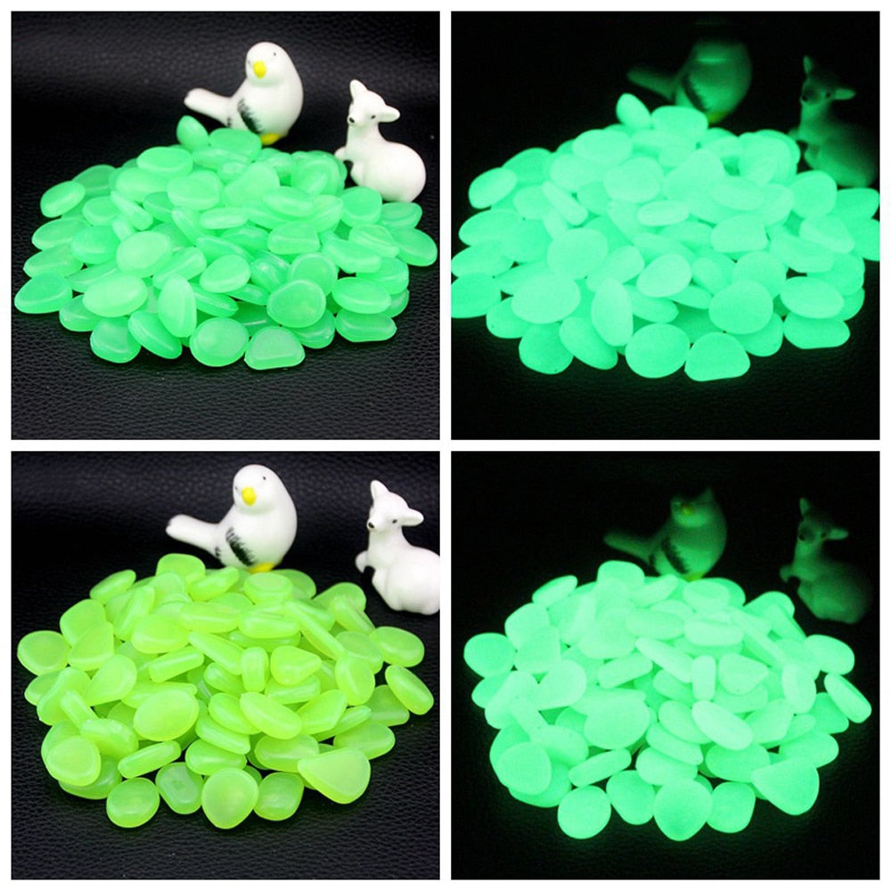 300 cailloux fluorescents / 6 couleurs disponibles