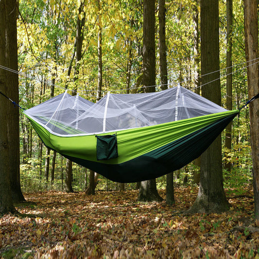 Hammock with mosquito nets 5 models available / roof optional